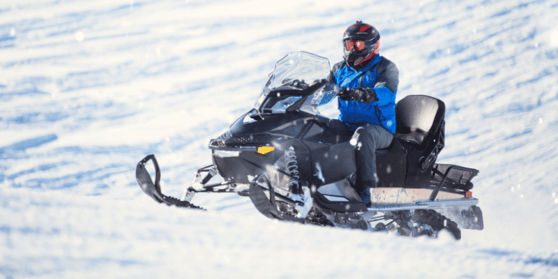 snowmobiling
