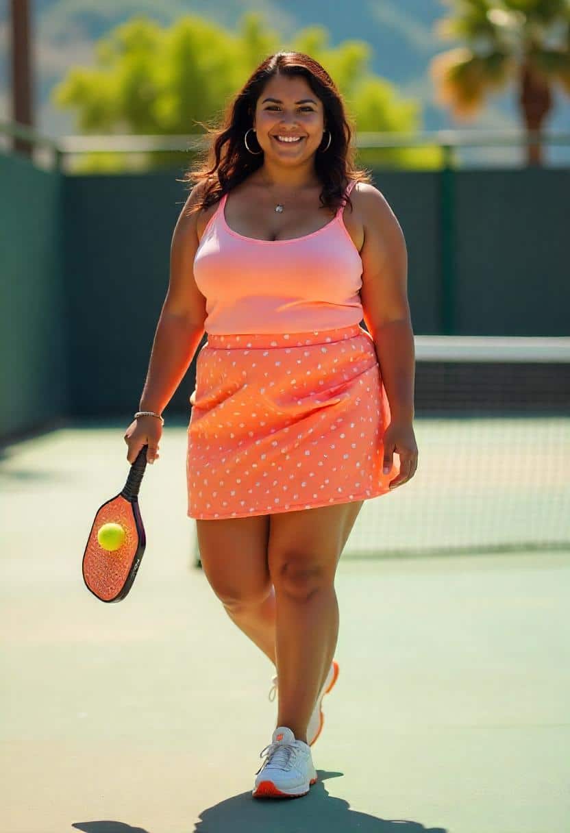 Bright and Playful: Polka Dot Pickleball Style