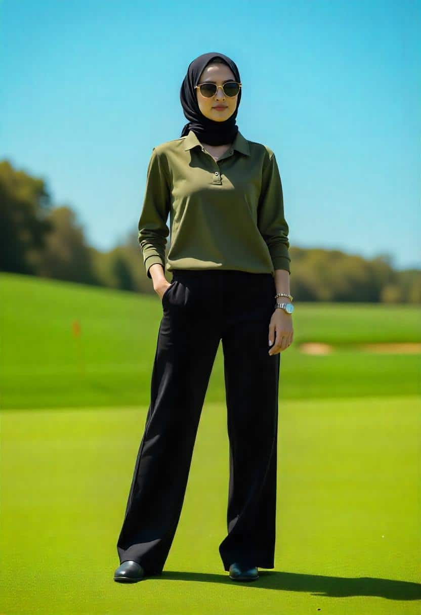 Dynamic and Practical: Olive Green Look