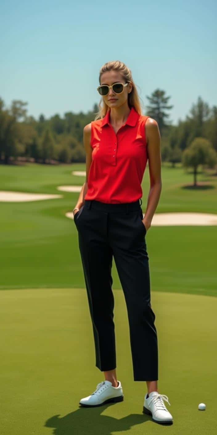 Bold and Confident: Red and Black Tournament Style